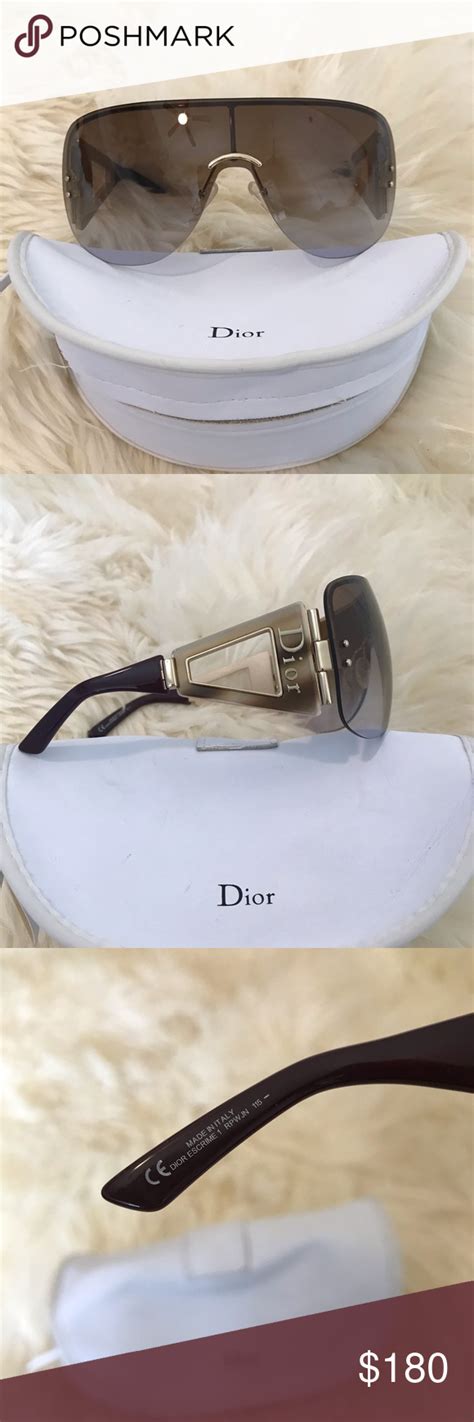 VINTAGE CHRISTIAN DIOR ESCRIME 1 LOGO SHIELD 